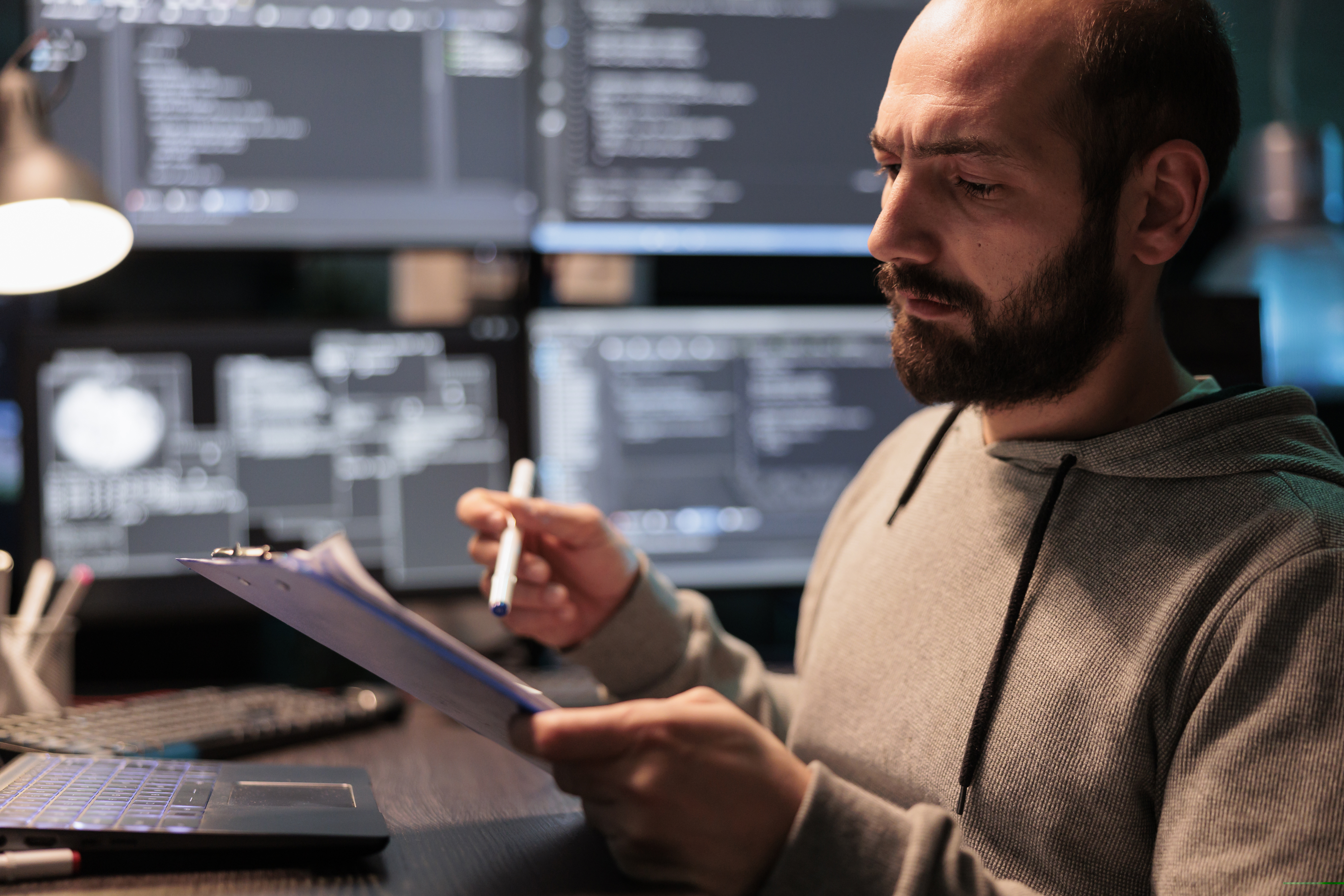 Business security background